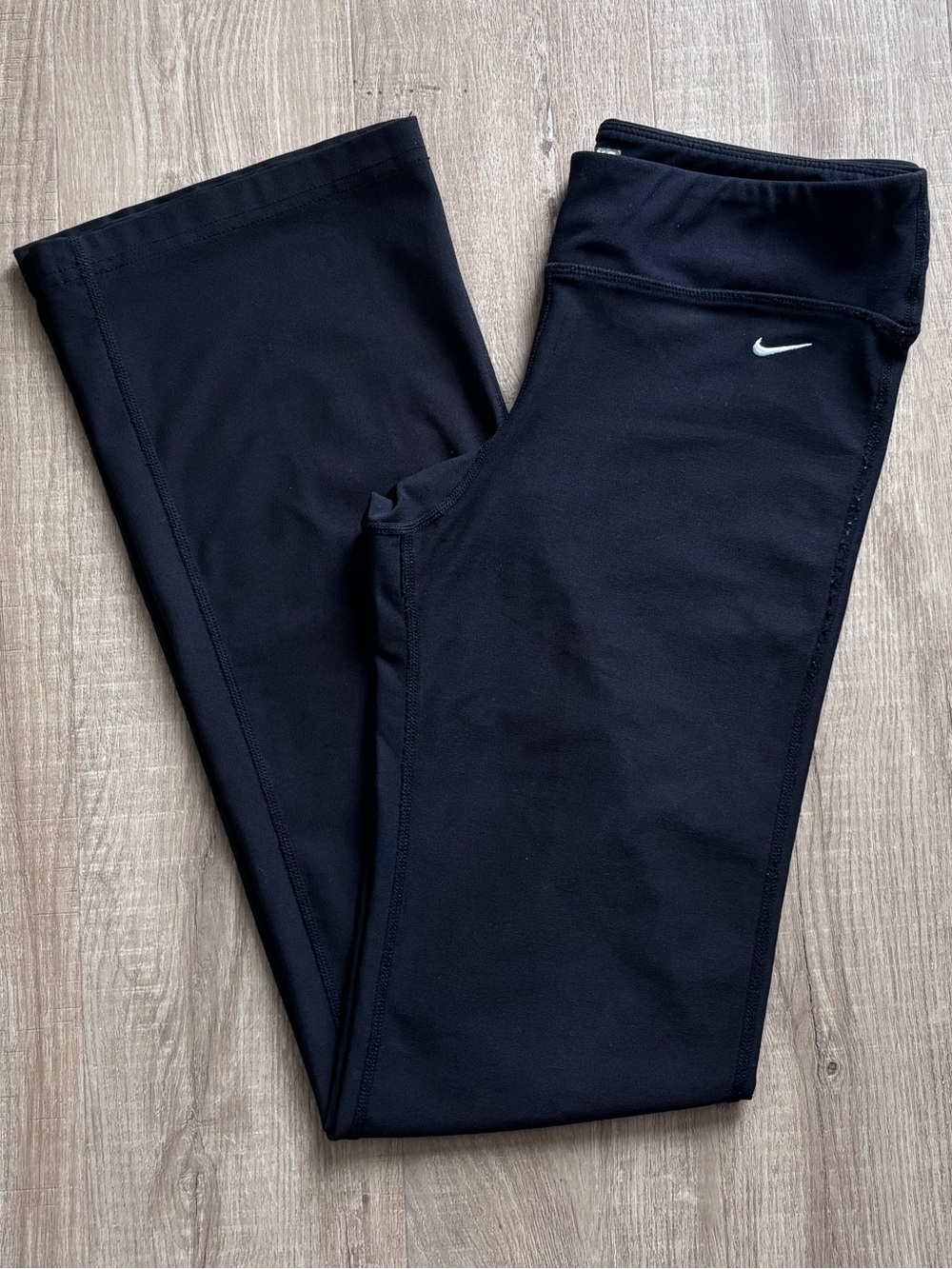 Nike Flare Yoga Pants in Black